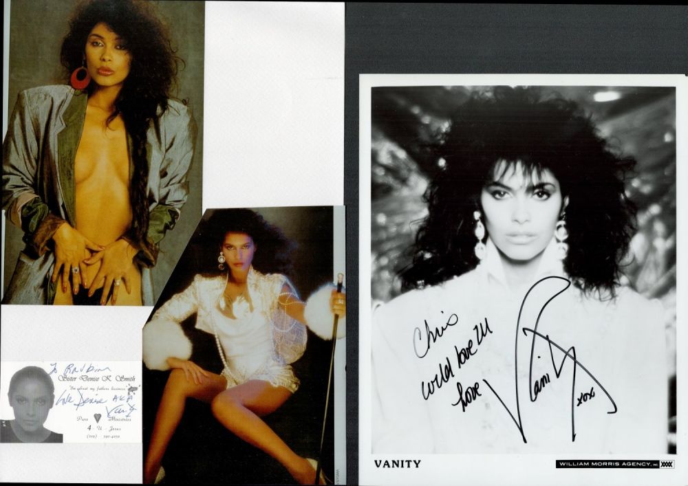 Lot 732: TV Film Vanity signed collection. Denise Katrina Matthews...