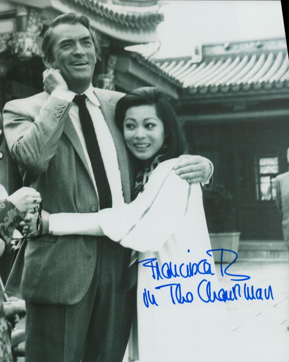 Lot 116: Bond Girl, Francesca Tu signed 10x8 black and...