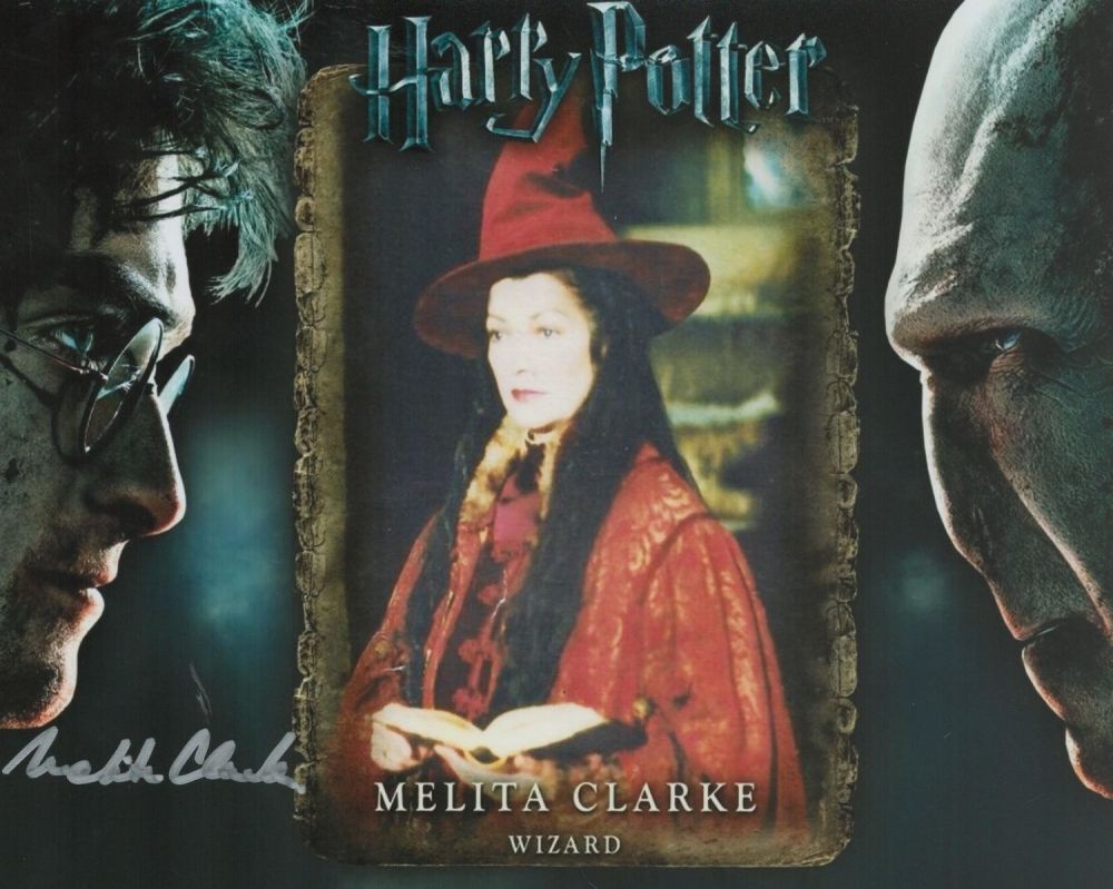 Lot 127: Harry Potter Actor, Melita Clark signed 10x8 colour...
