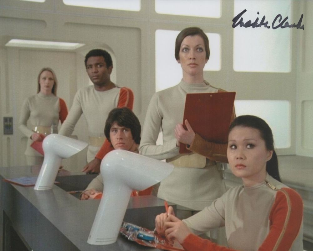 Lot 145: Melita Clarke signed 10x8 colour photograph pictured during...