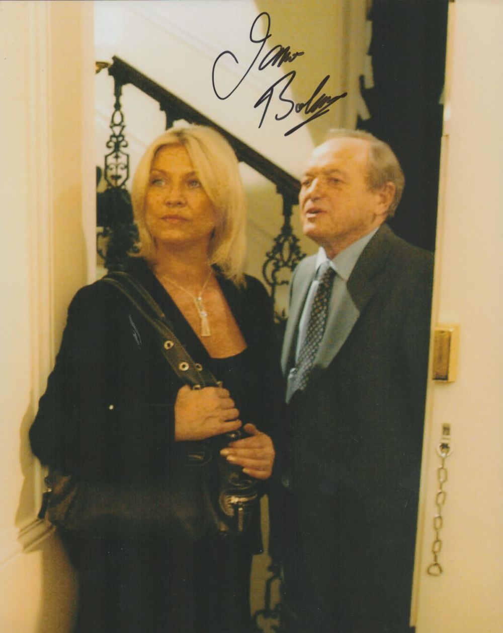 Lot 148: James Bolam signed 10x8 colour photograph pictured during...