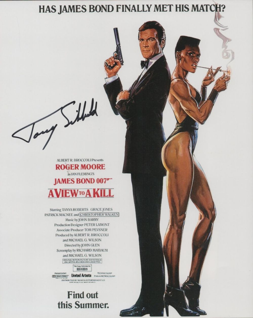 Lot 151: James Bond Tony Sibbald Signed 10x8 Colour promo...