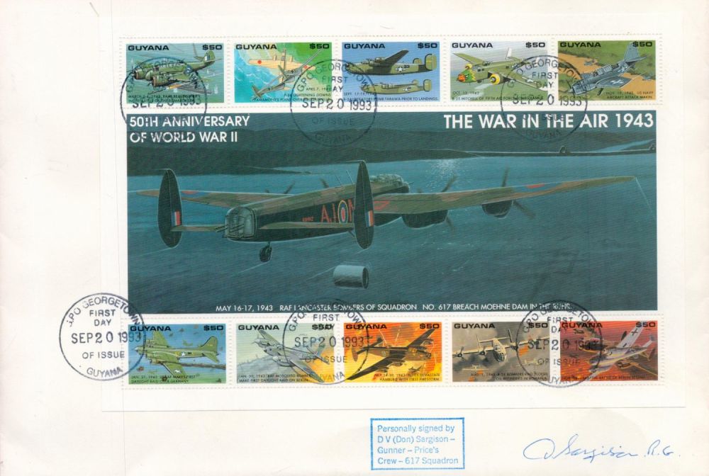 Lot 183: WWII, Don Sargison signed The War In the...