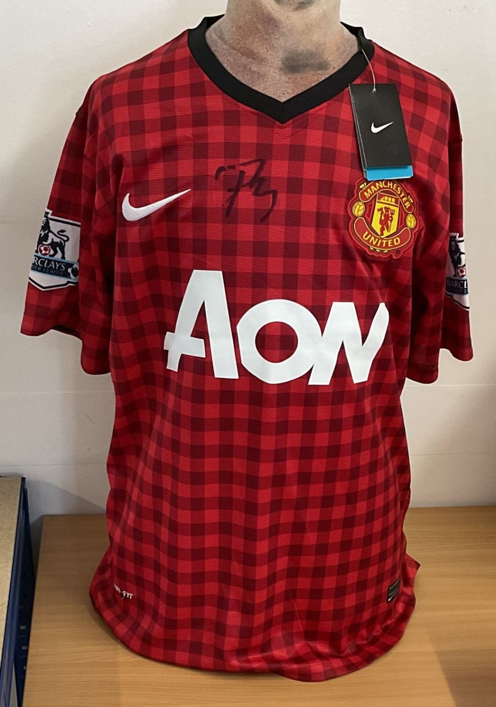 Lot 220: Football, Marcus Rashford signed Manchester United Nike football...