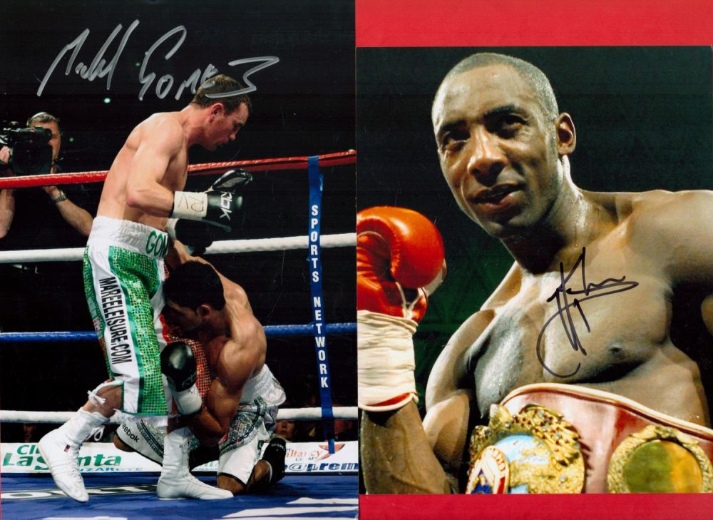 Lot 221: Boxing, Johnny Nelson, Michael Gomez and Steve Robinson...