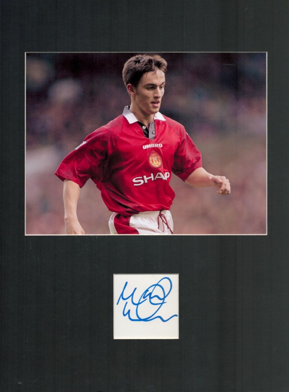 Lot 227: Michael Clegg 16x12 mounted signature piece. Clegg (born...