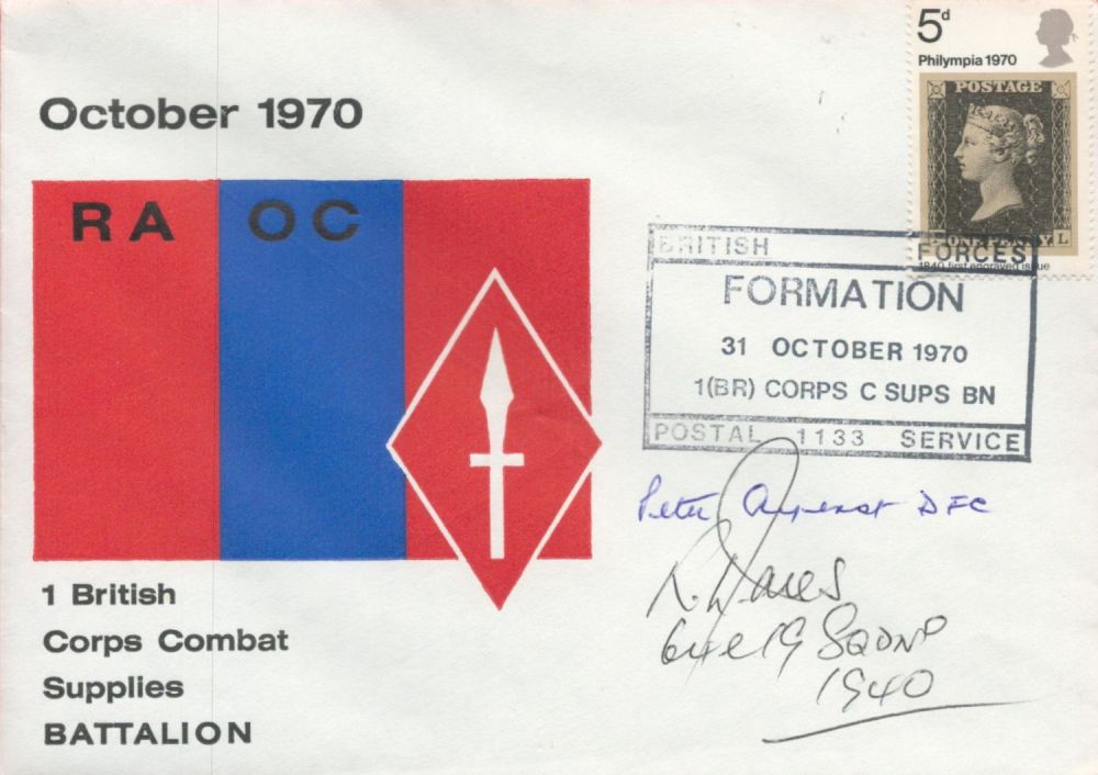 Lot 245: WW2 RAF Peter Ayerst and RH Jones Signed...