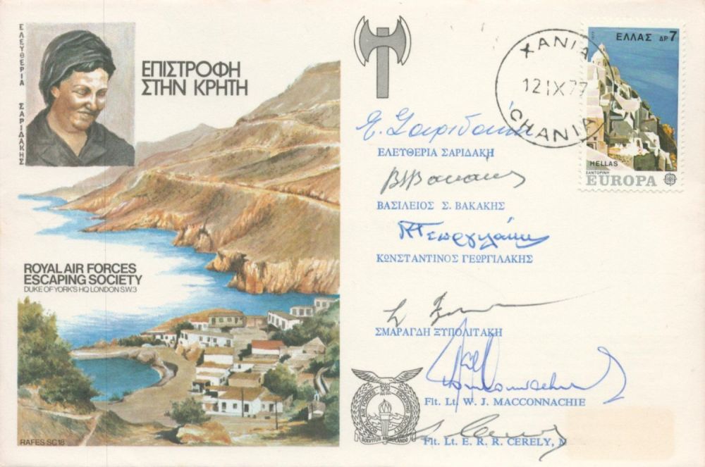 Lot 248: WW2 Flt Lt WJ Macconnachie Multi Signed RAFES...