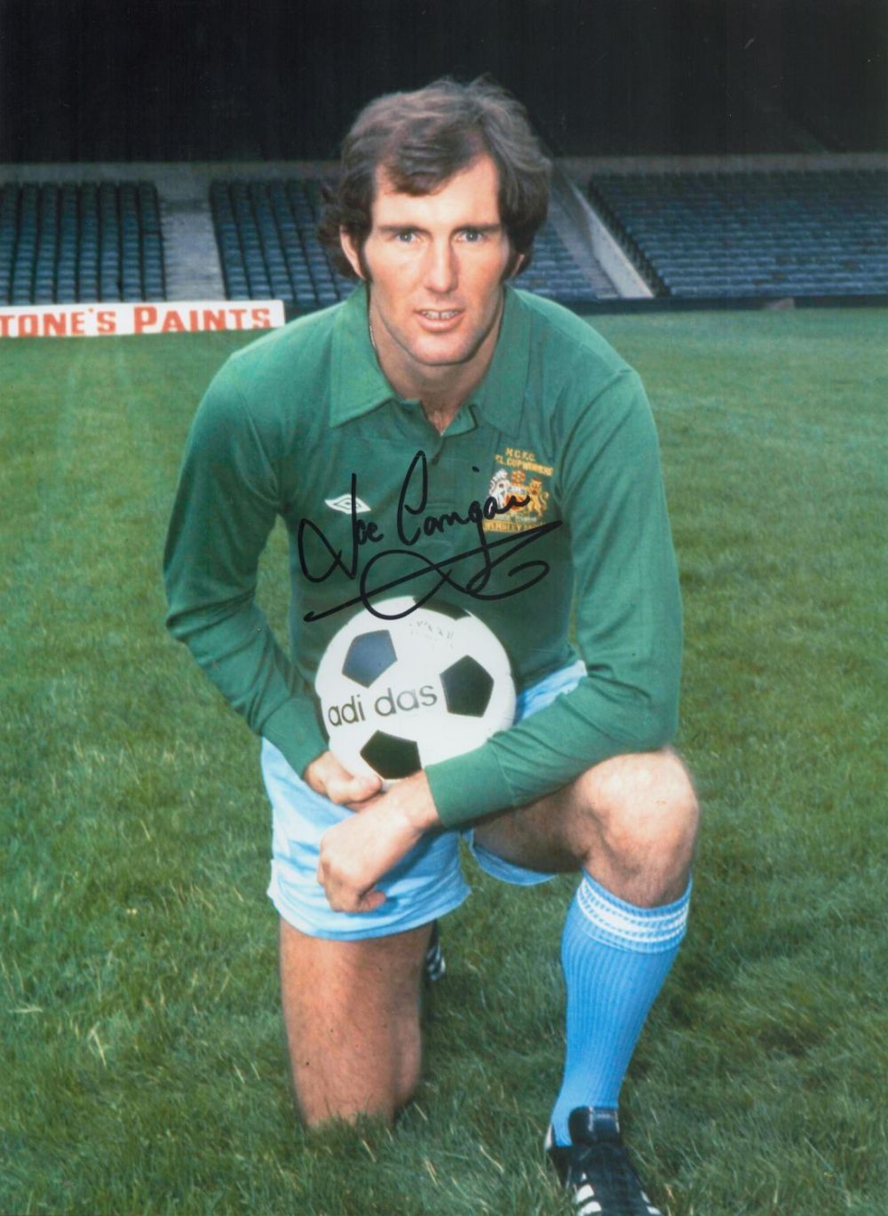 Lot 268: Football Joe Corrigan signed Manchester City 16x12 colour...