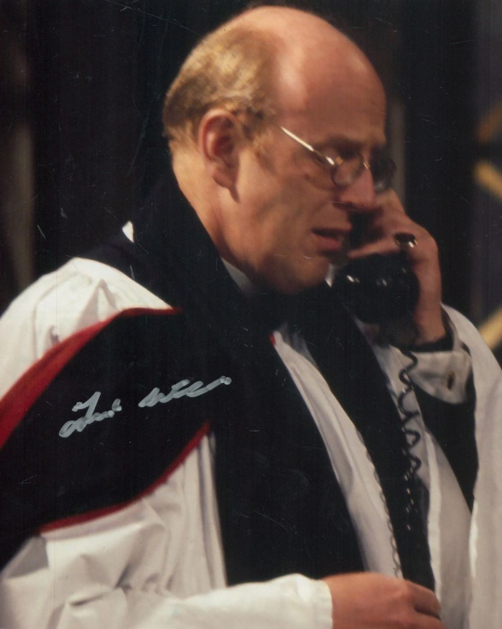 Lot 339: Frank Williams signed 10x8 Dads Army colour photo....