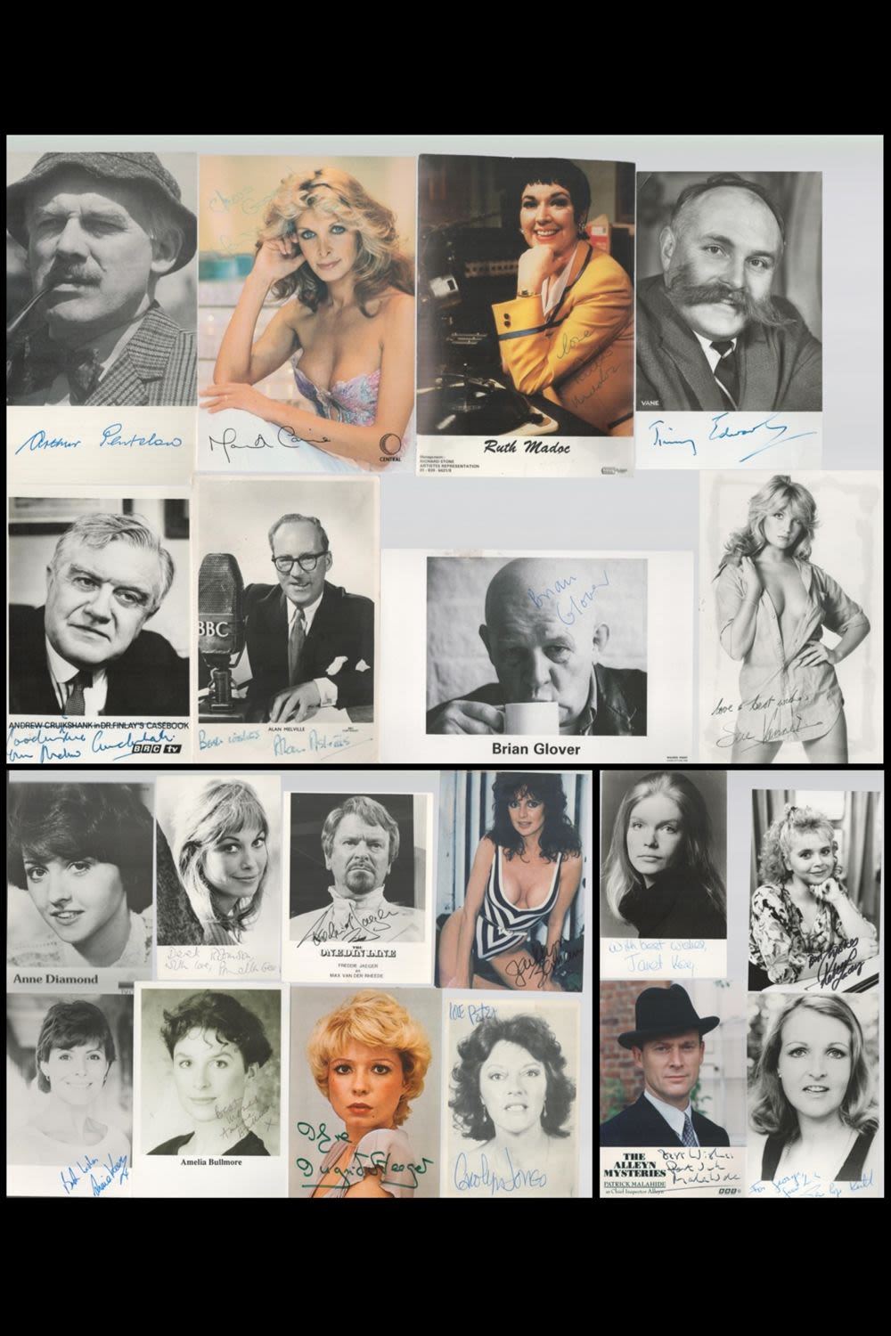 Lot 130: TV Collection 20 assorted signed 6x4 photos some...