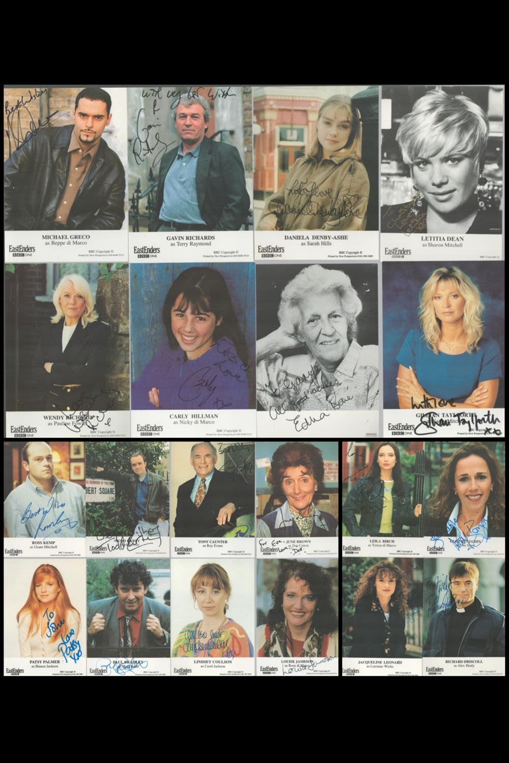 Lot 145: TV Eastenders collection 20 superb signed assorted 6x4...