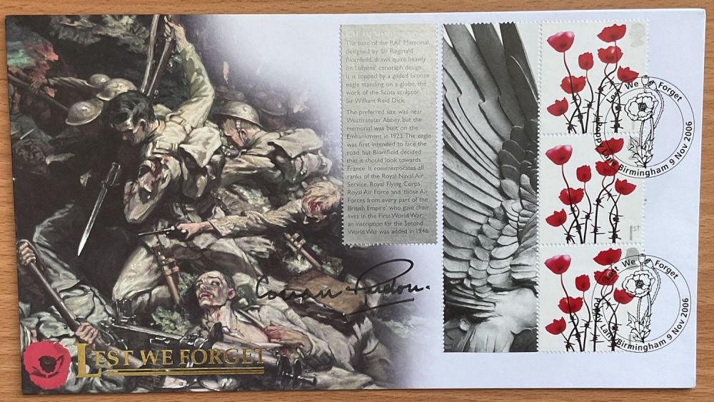 Lot 184: Maj Gen Corran Purdon CBE Signed Lest We...