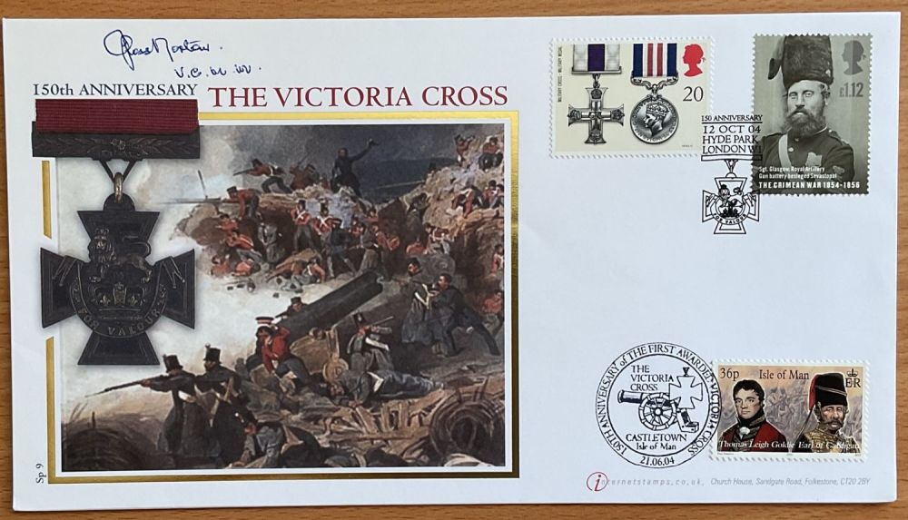 Lot 193: WW2 Capt Gerard R Norton VC Signed 150th...
