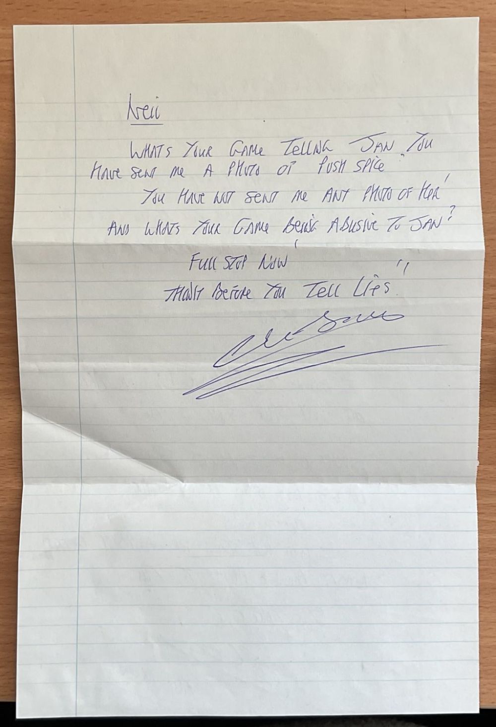 Lot 196: Charles Bronson ALS Dated 13/3/2009 To Angel of...