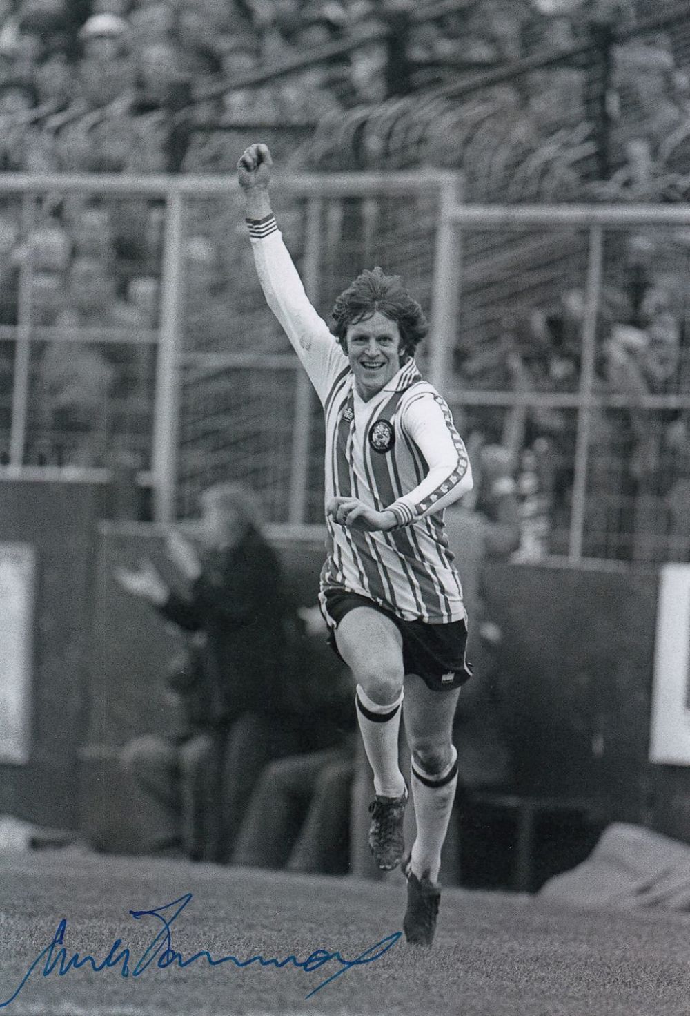 Lot 221: Football autographed Mike Channon 12 X 8 signed...