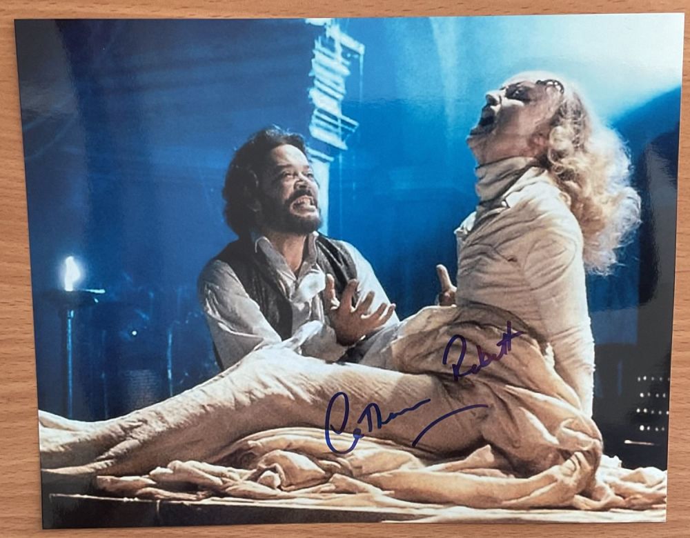 Lot 231: Catherine Rabett signed Frankenstein Unbound 10x8 colour photo....