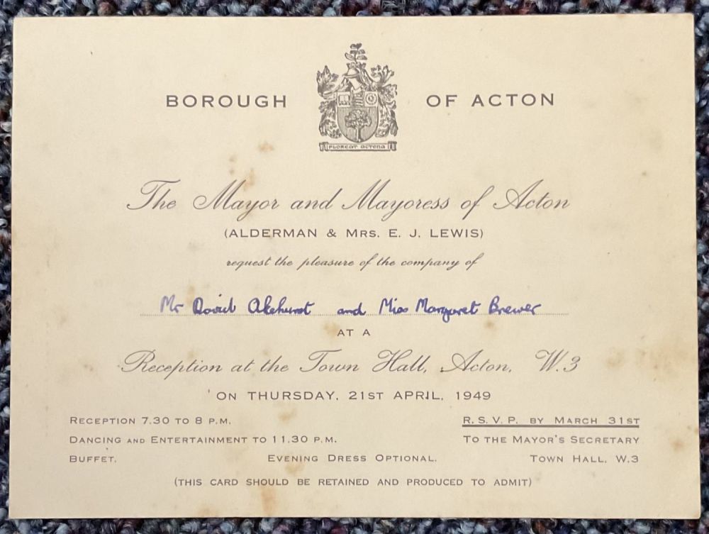Lot 251: English Cricketer Denis Compton Signed on Reverse of...