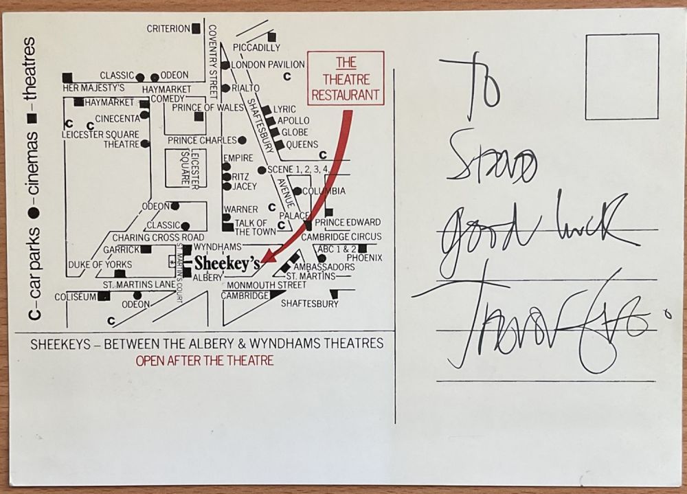 Lot 267: English film and television actor Trevor Eve Signed...
