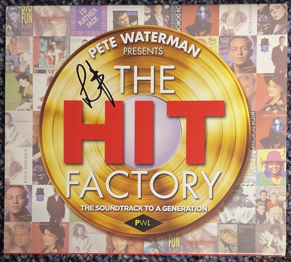 Lot 348: Music Pete Waterman Signed The Hit Factory CD...