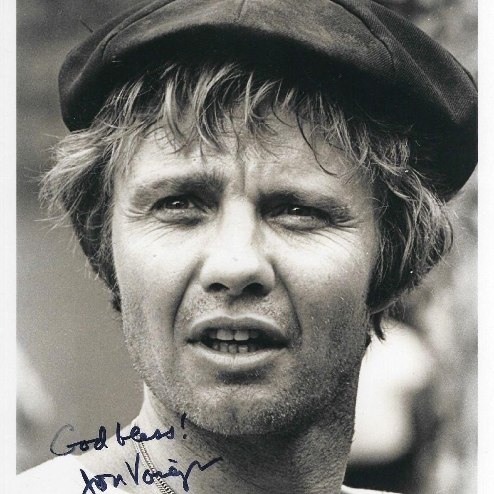 Lot 358: Jon Voight Signed 10x8 inch Black and White...