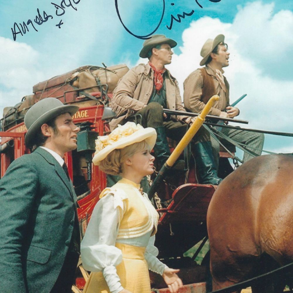 Lot 367: Jim Dale and Angela Douglas Signed Carry on...