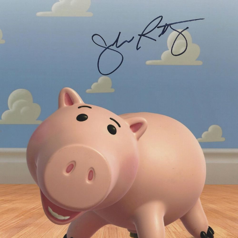 Lot 370: John Ratzenberger (Hamm) Signed 10x8 inch Colour Toy...