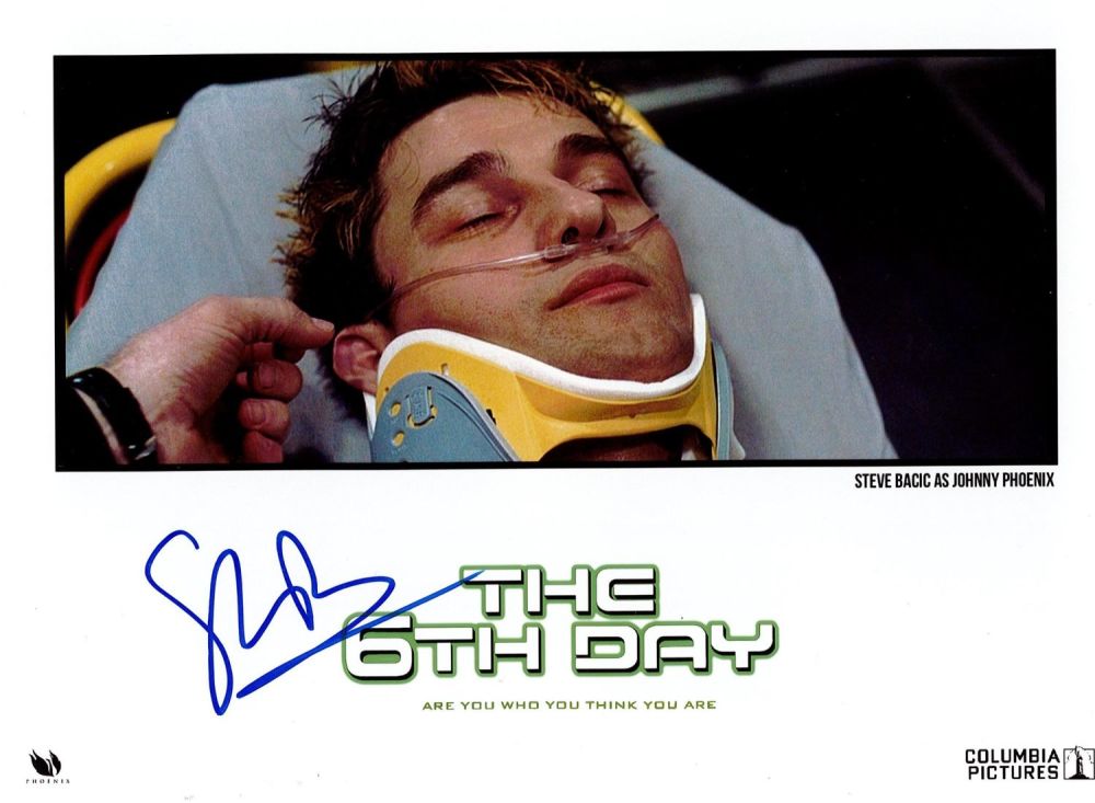 Lot 446: Steve Bacic Signed The 6th Day Colour Promo...