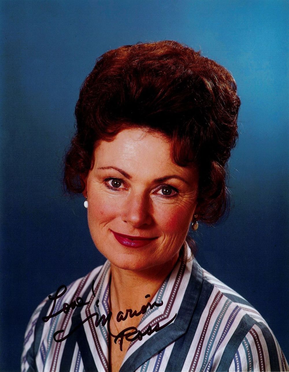 Lot 466: Marion Ross Signed 10x8 inch Colour Photo. Signed...