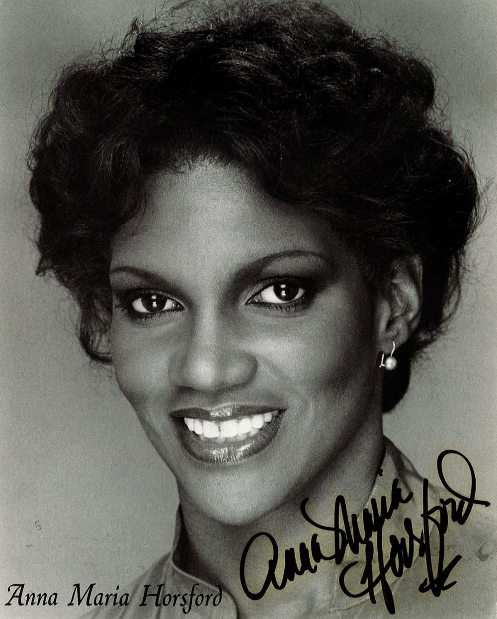 Lot 475: Anna Maria Horsford Signed 10x8 inch Black and...