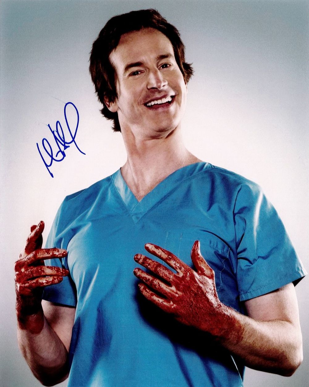 Lot 476: Rob Huebel Signed 10x8 inch Colour Photo. Signed...