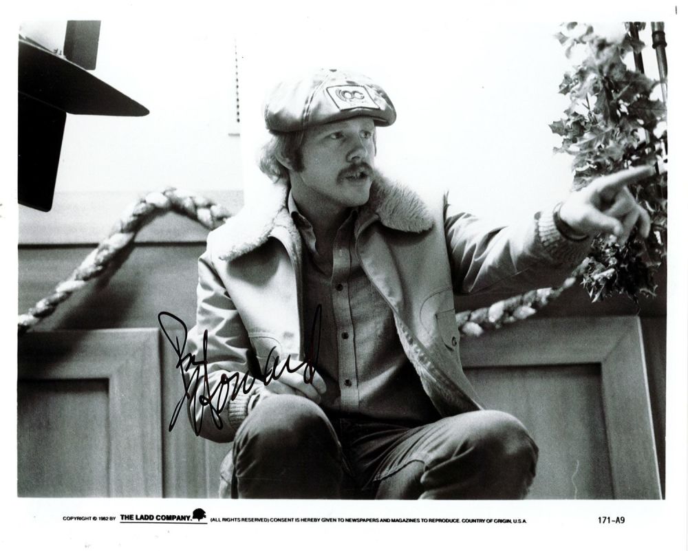 Lot 478: Ron Howard Signed 10x8 inch Black and White...