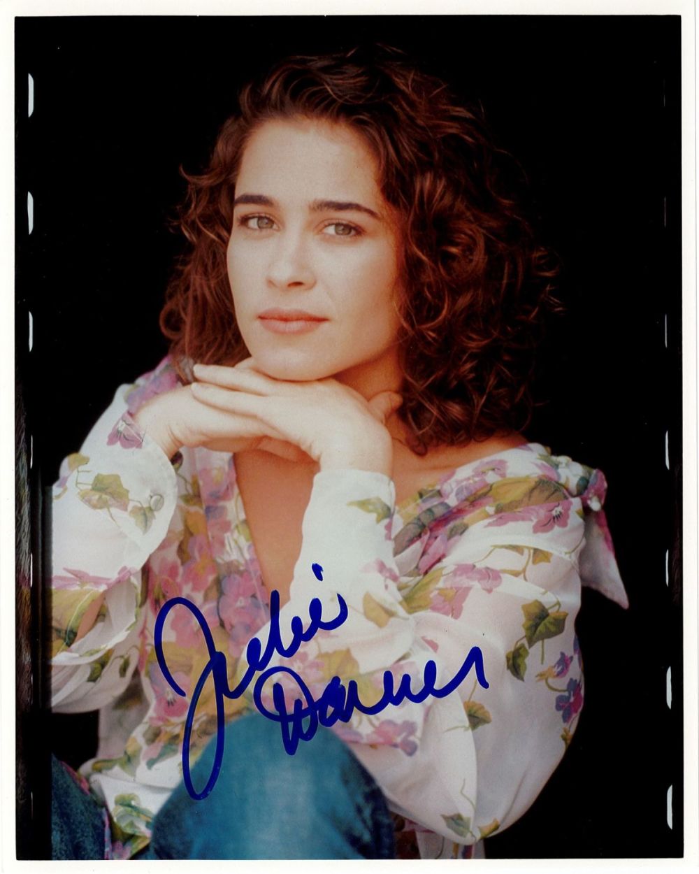 Lot 498: Actress Julie Warner Signed 10x8 inch Colour Photo....