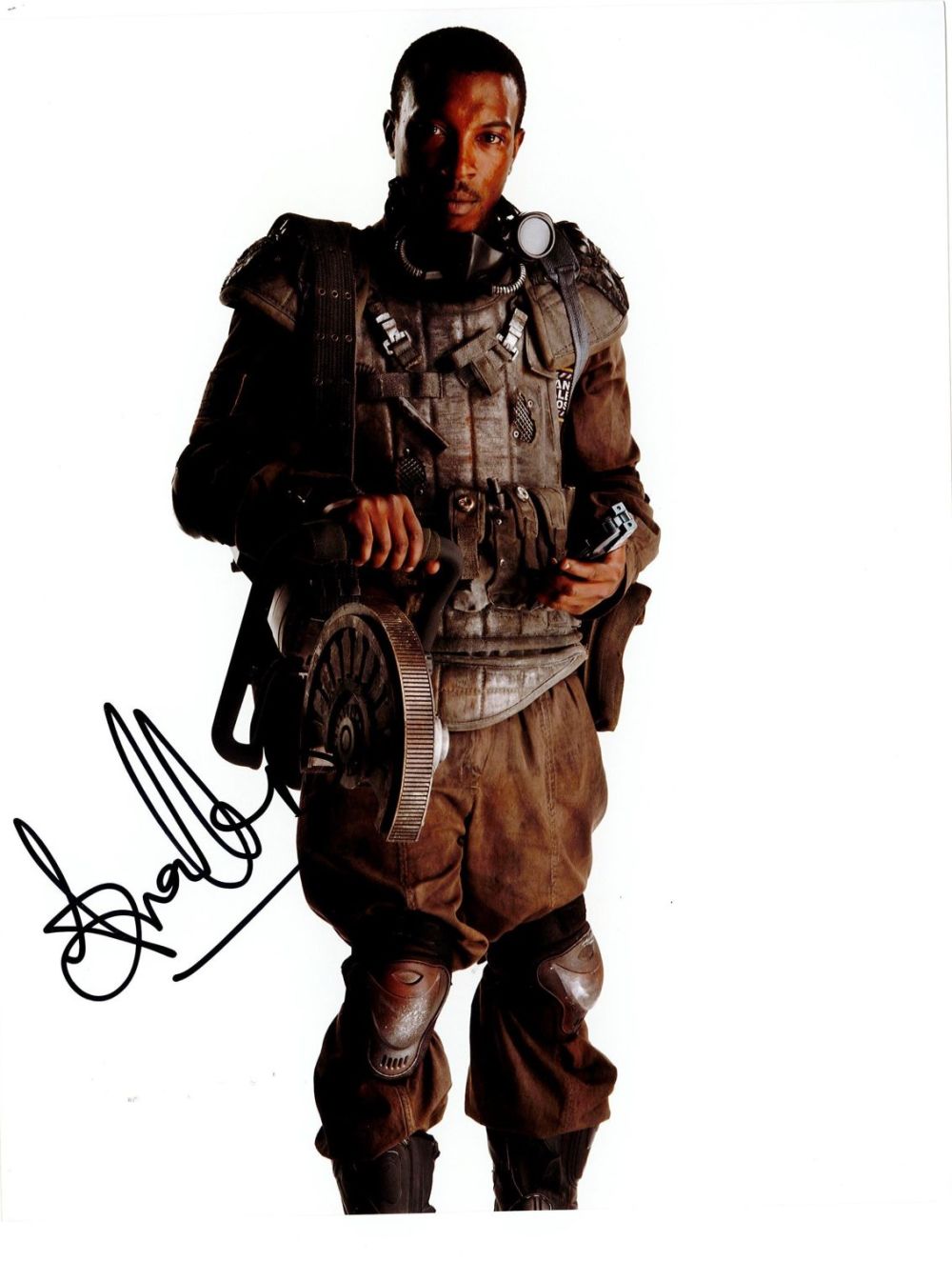 Lot 519: British Actor and Rapper Ashley Walters Signed 10x8...