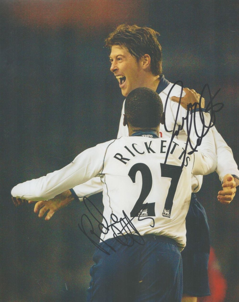 Lot 542: Football THFC Darren Anderton and Rohan Ricketts Signed...
