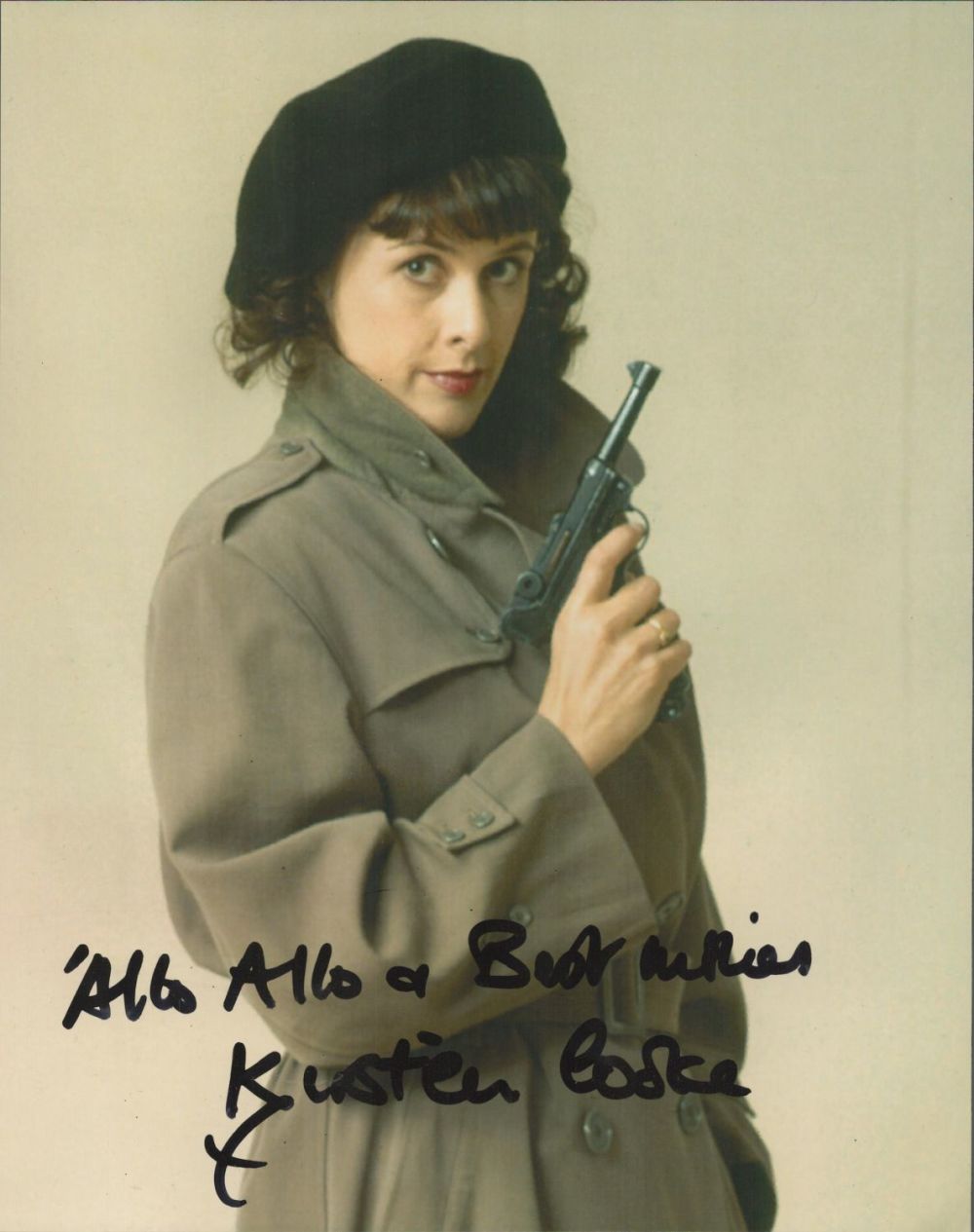 Lot 564: Kirsten Cooke signed 10x8 colour photo. Cooke is...