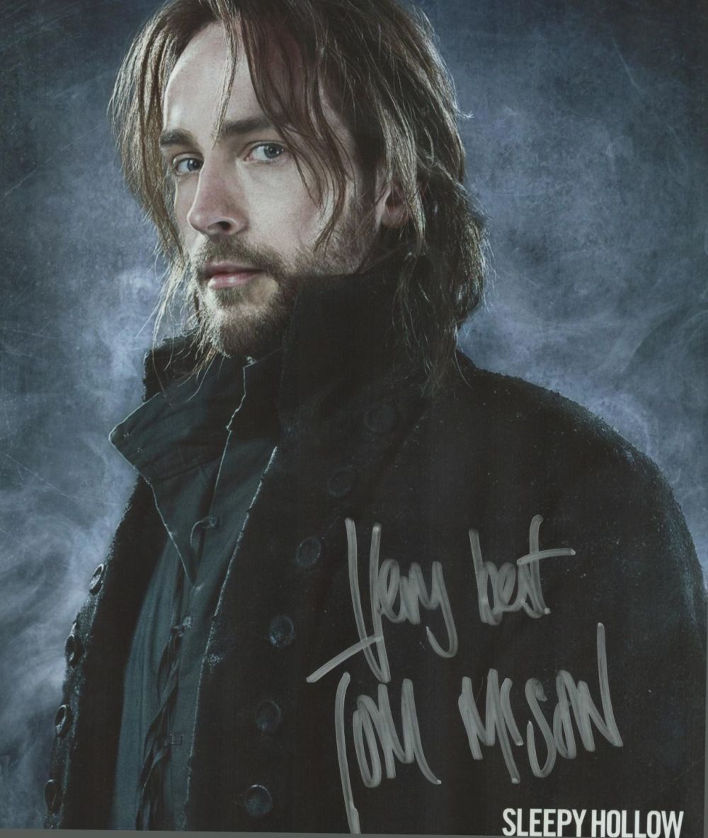 Lot 569: Tom Mison signed 10x8 colour photo. Mison is...