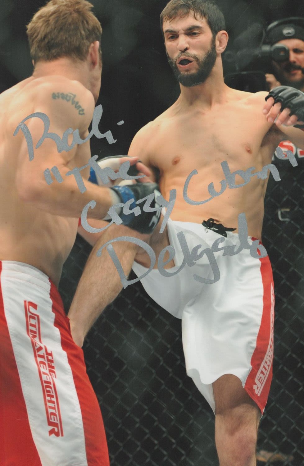 Lot 596: Rolando Delgado signed 12x8 colour photo. Delgado is...