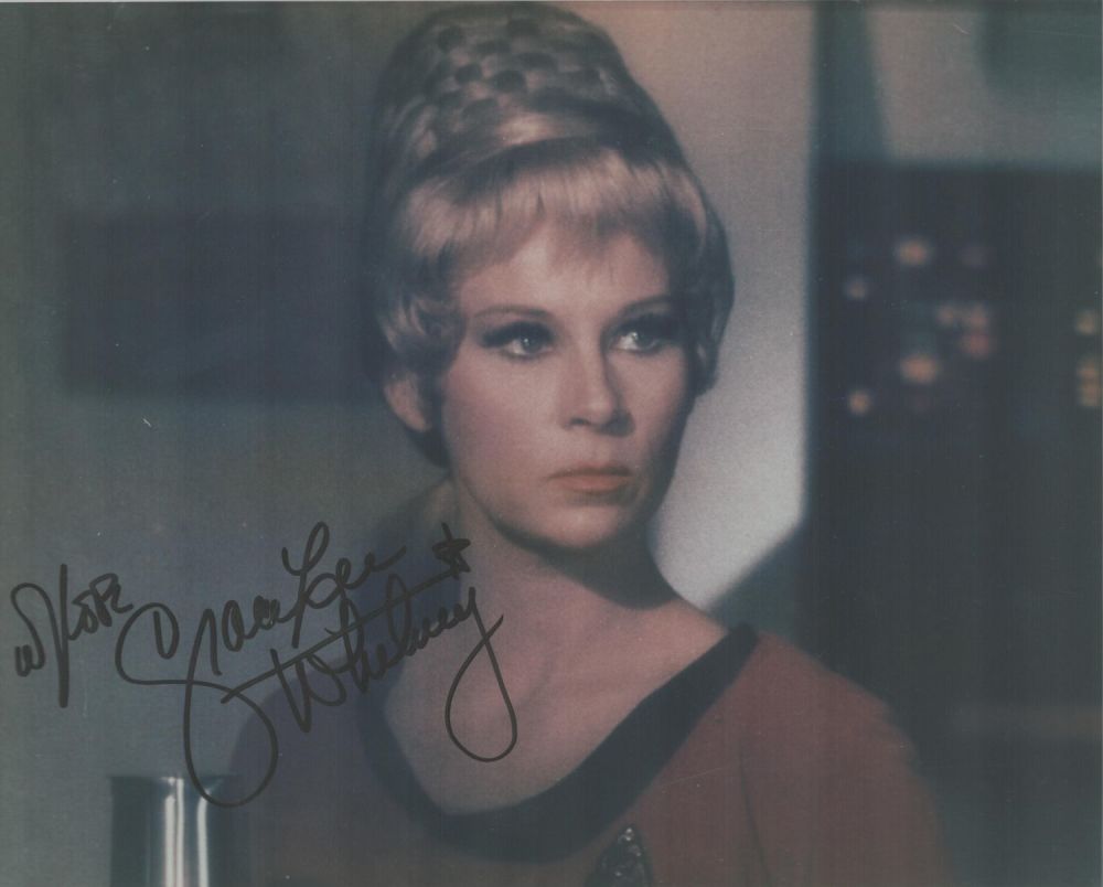 Lot 627: Grace Lee Whitney signed Star Trek 10x8 colour...