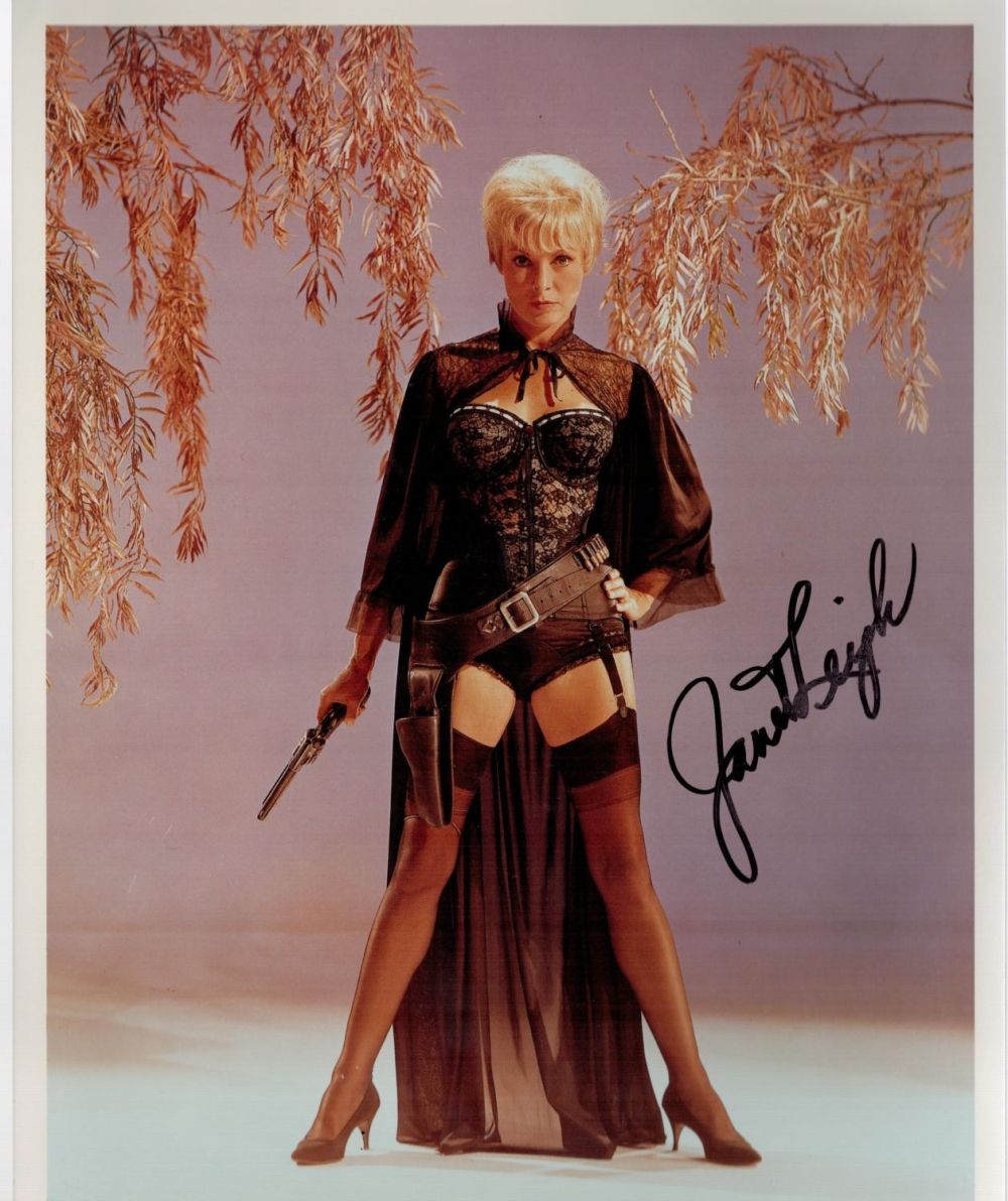 Lot 638: Janet Leigh signed 10x8 colour photo. Jeanette Helen...