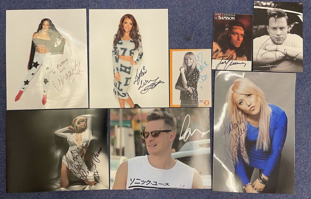 Lot 642: Music collection of 15 items hand signed by...