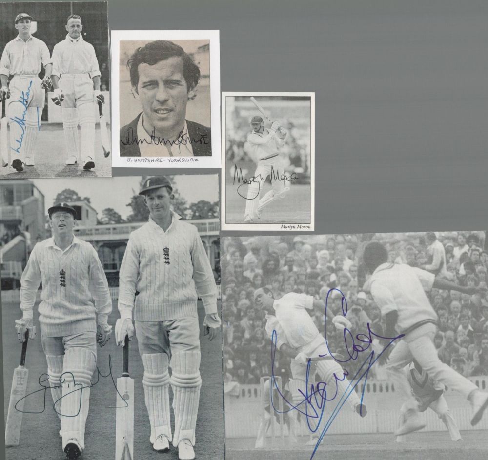 Lot 658: Yorkshire and England Players Cricket Collection Good condition,...