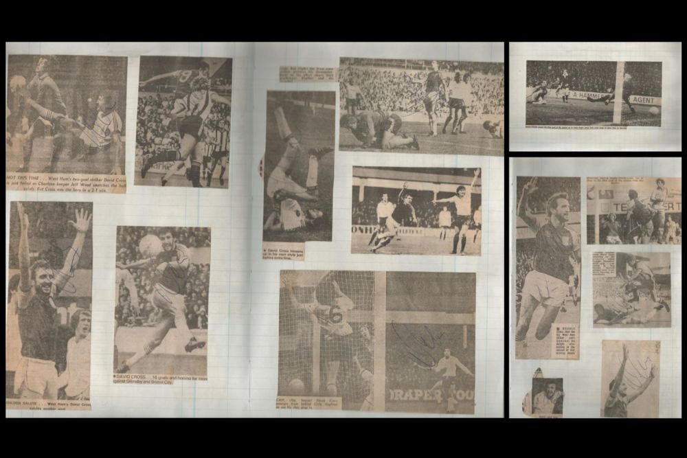 Lot 663: Football Collection West Ham United David Cross 13...