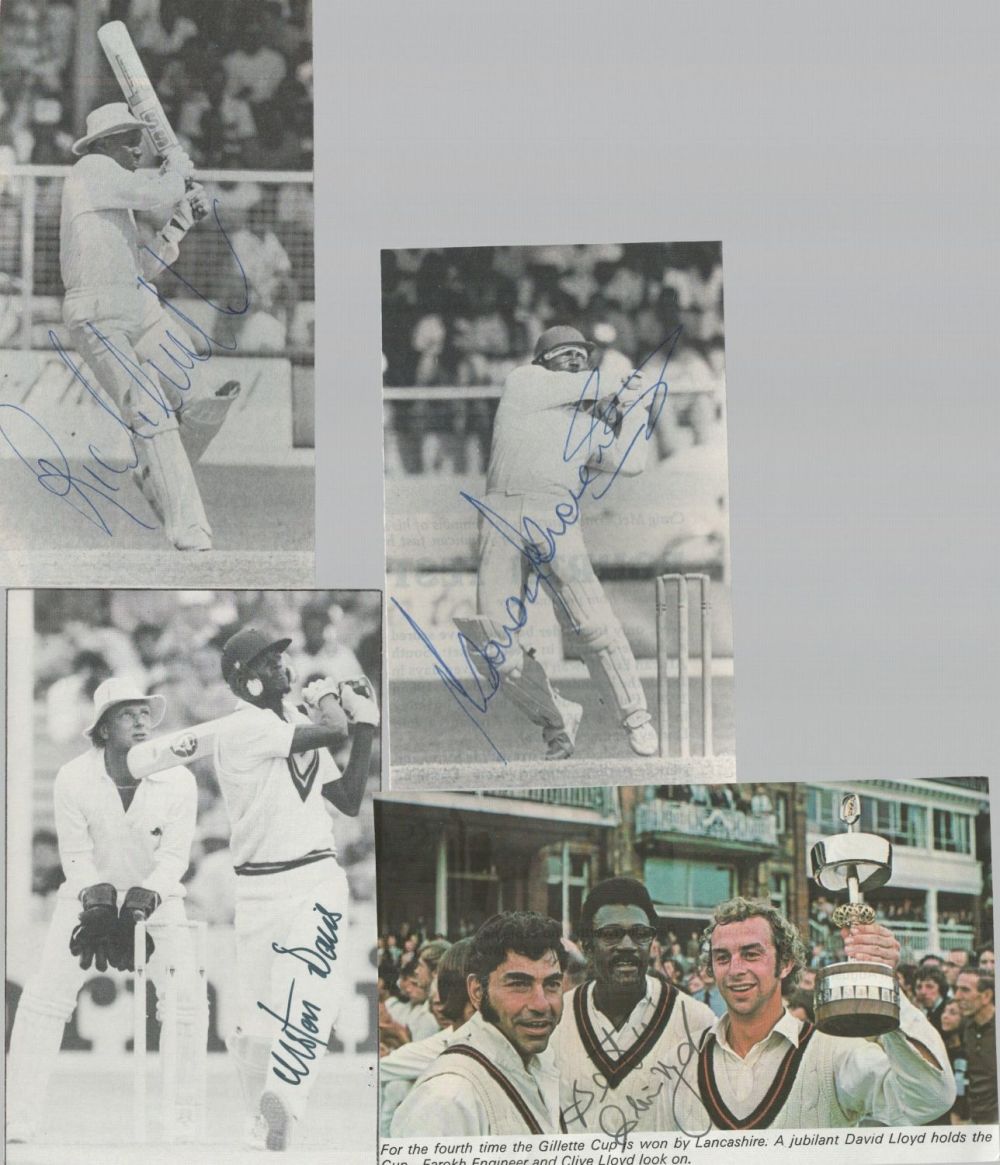 Lot 669: Cricket Collection West Indies Autographs from 1970's onwards...
