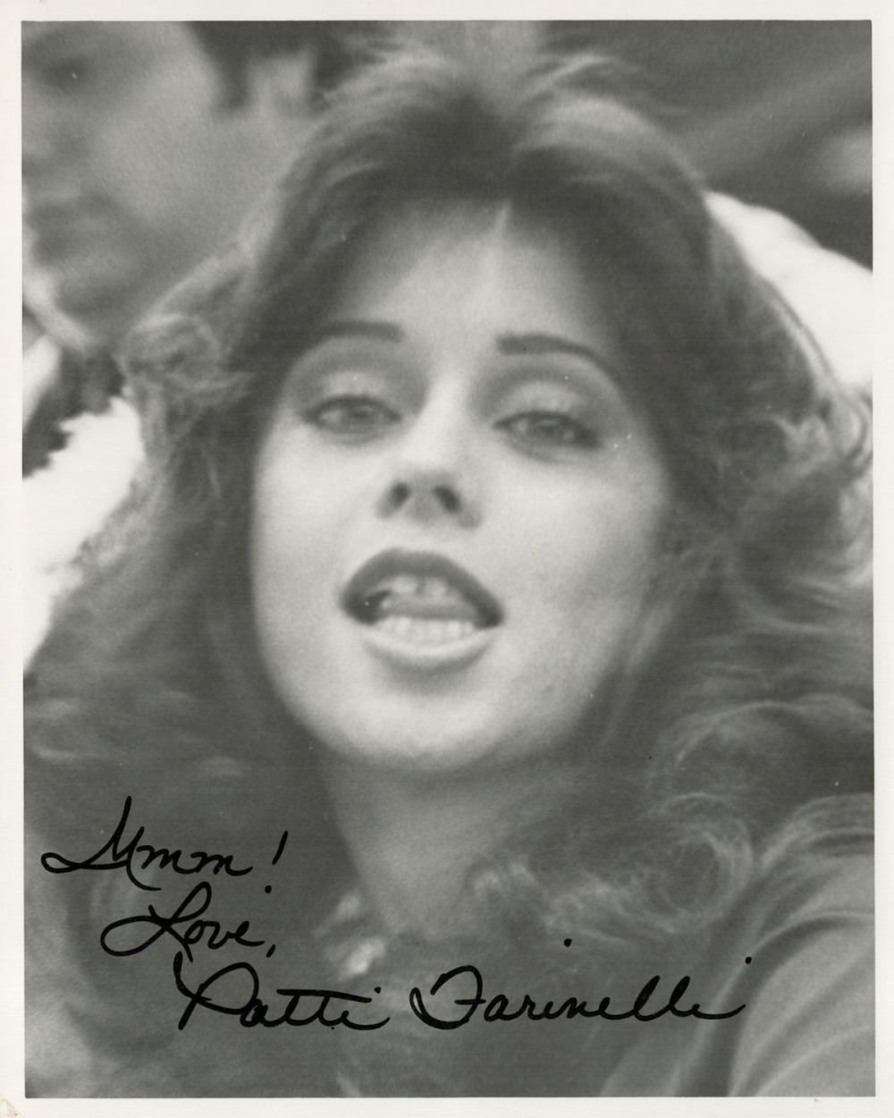 Lot 735: Model, Patricia Farinelli signed 10x8 black and white...