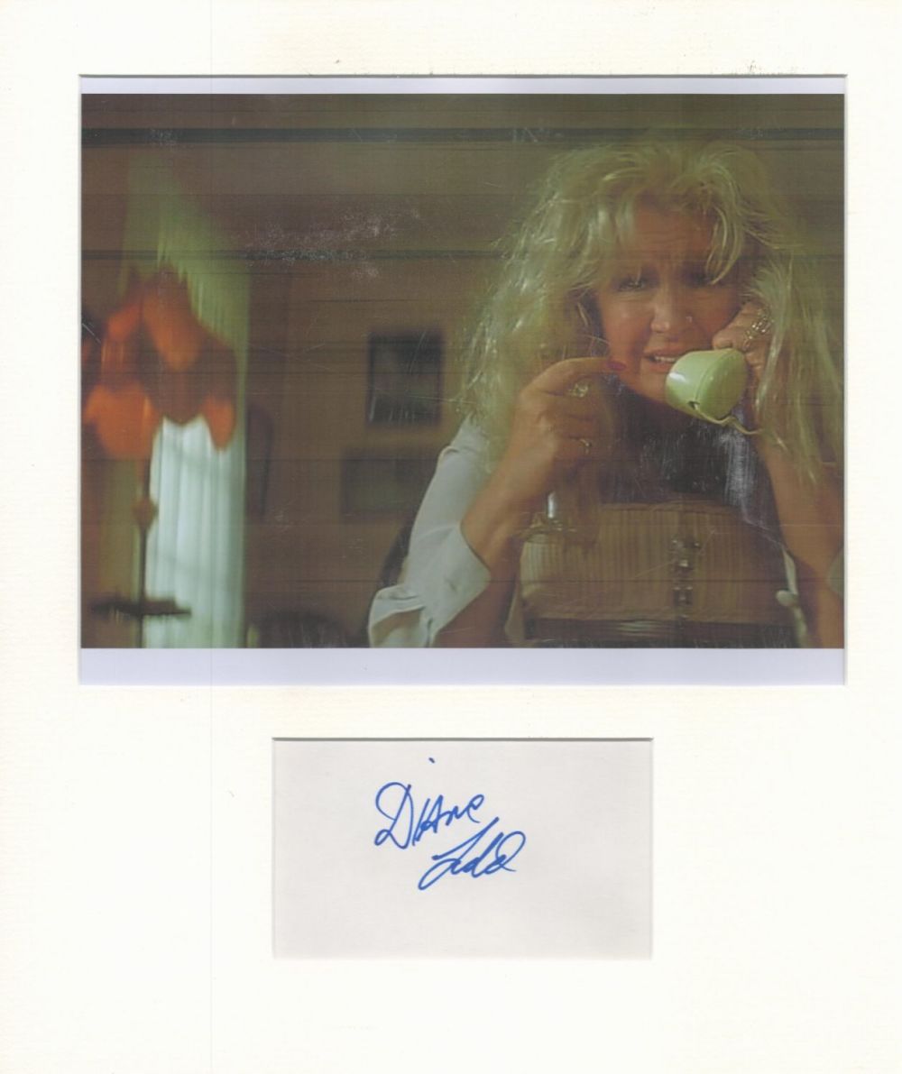 Lot 37: Actor, Diane Ladd mounted signature piece, overall size...