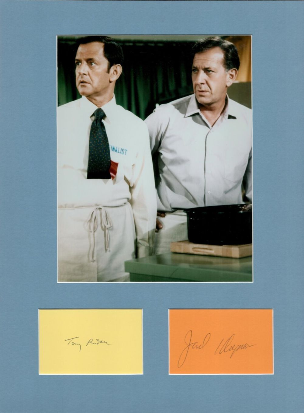 Lot 46: Actors Tony Randall and Jack Klugman 16x12 overall...