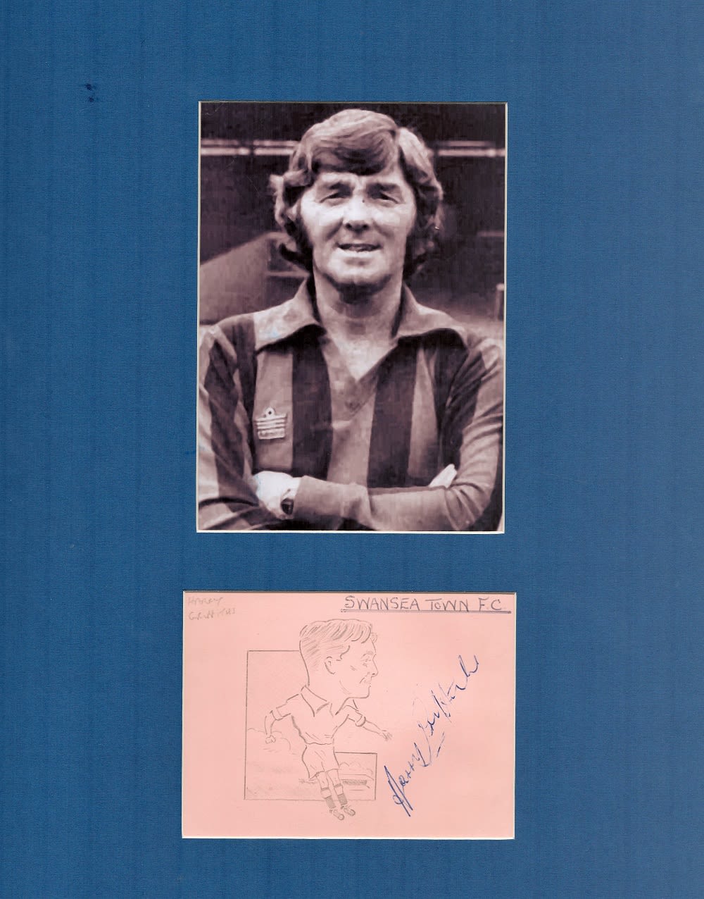 Lot 59: Harry Griffiths mounted signature piece. (1931 1978) 12x16...