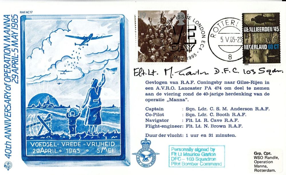 Lot 71: WW2 Flt Lt Maurice Garton DFC of 103rd...