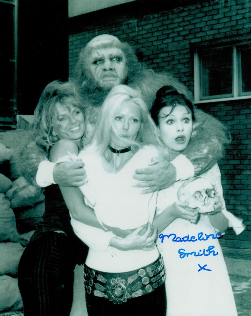 Lot 98: Actor Madeline Smith signed 10x8 black and white...